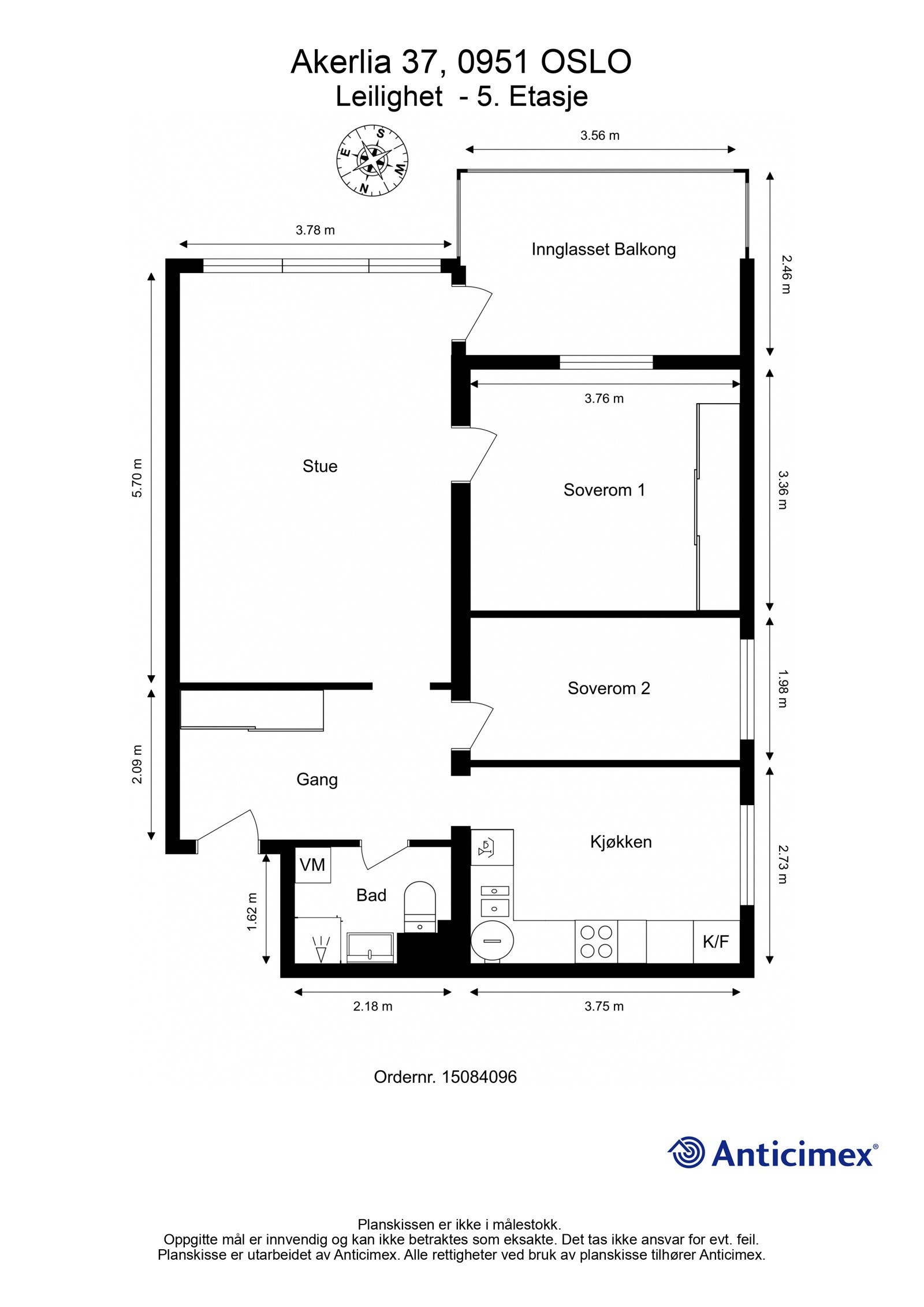 Plantegning Galleribilde