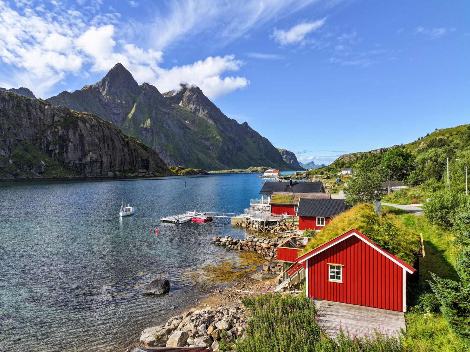 Et postkortvakkert landskap. Galleribilde
