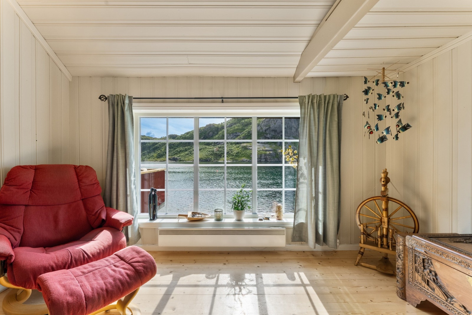 Nyt den flotte utsikten fra godstolen. Galleribilde