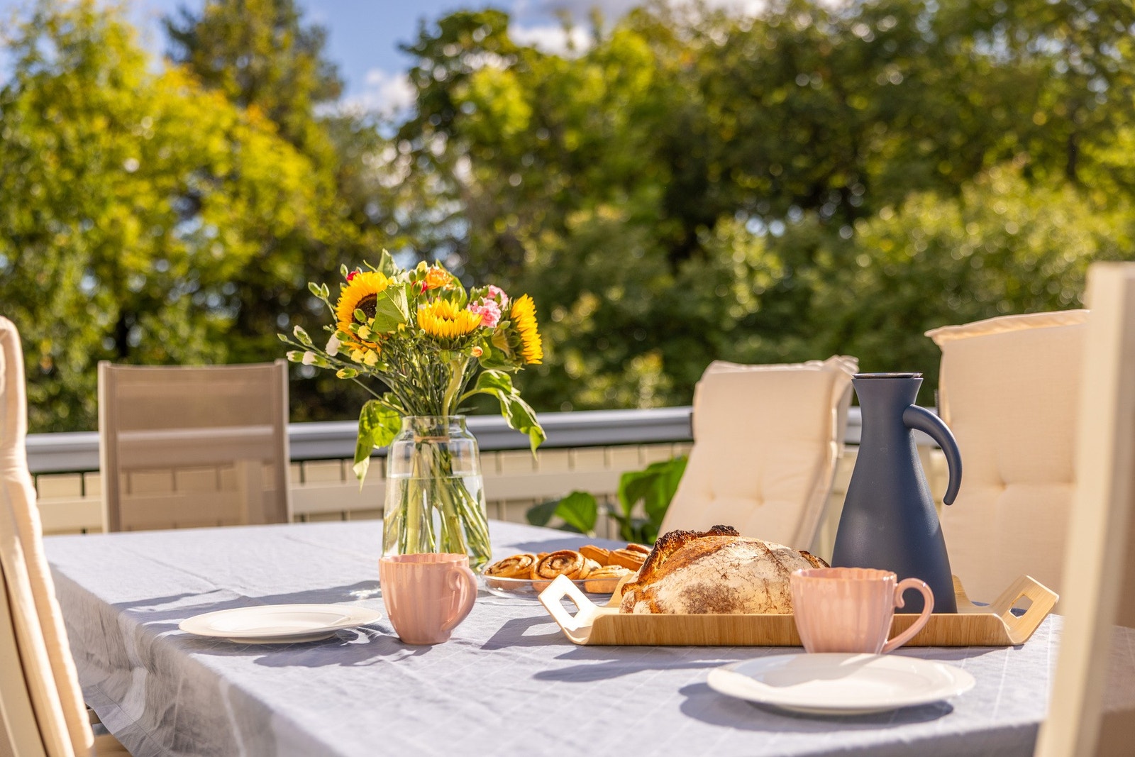 Terrasse, detalj. Galleribilde