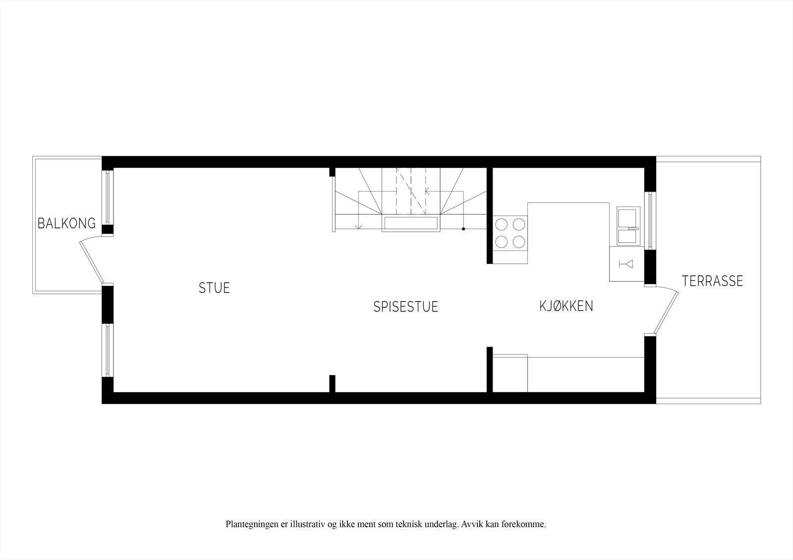 Plantegning hovedetasje Galleribilde