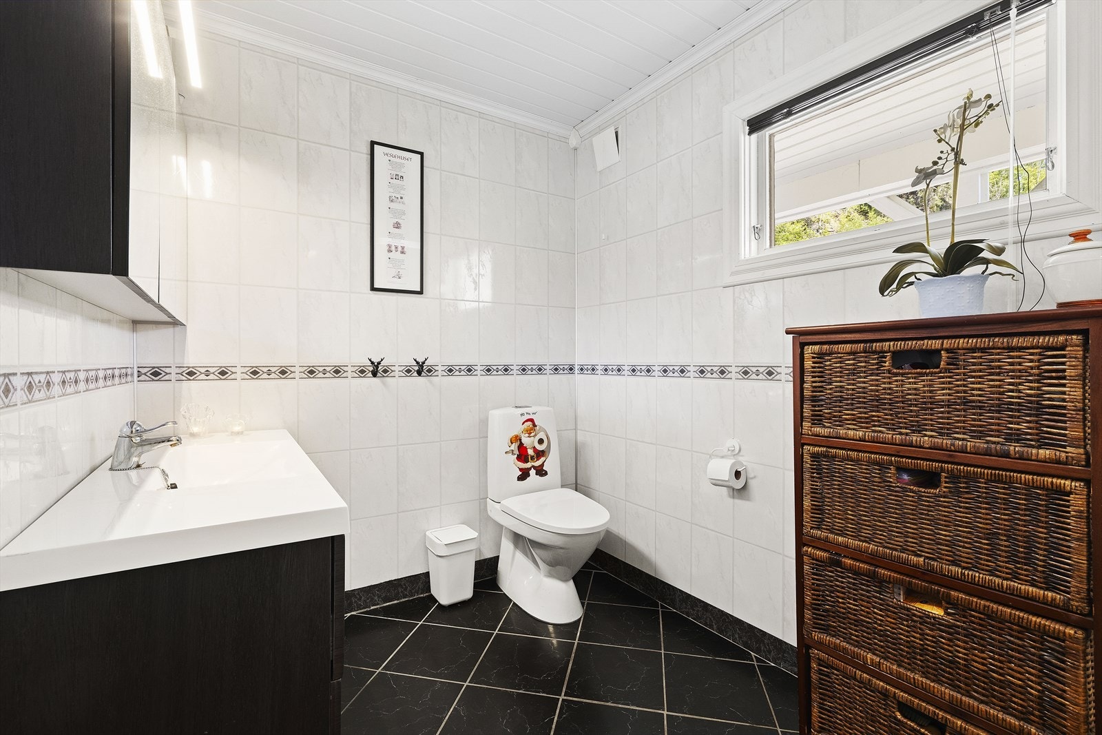 Badet i første etasje ble oppgradert i 2012. Galleribilde