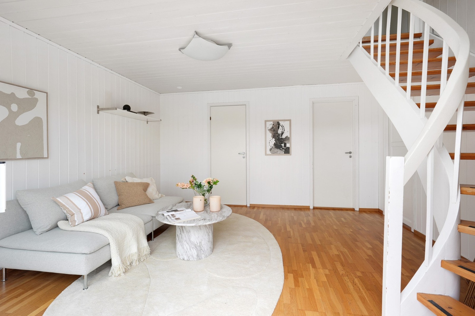 Det er også bod og vaskerom i forbindelse med kjellerstuen. Galleribilde