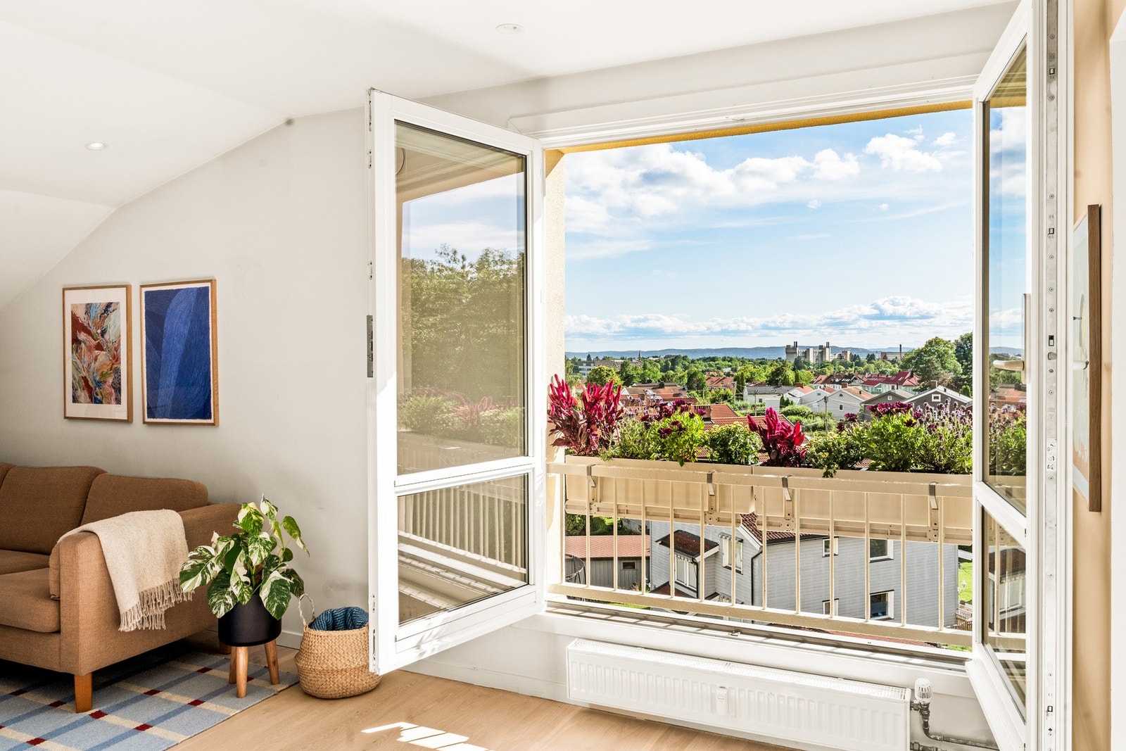 Fransk balkong og fjordutsikt! Galleribilde