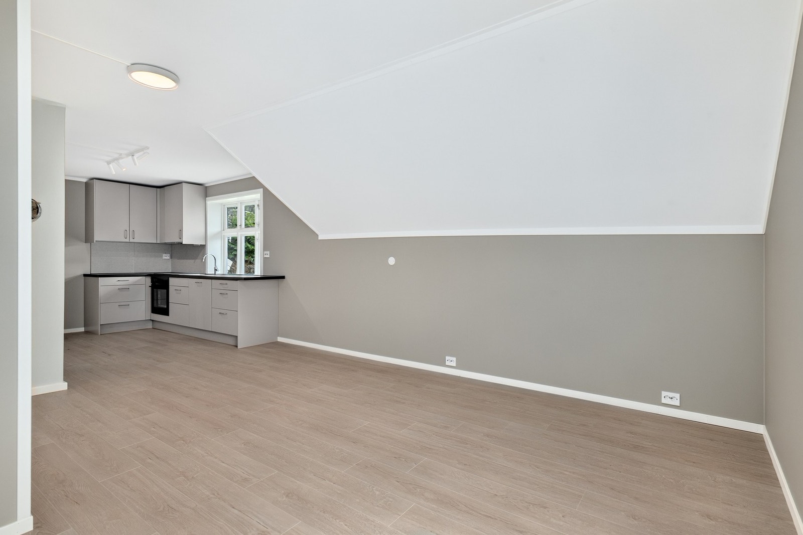 Her er god plass til både sittegrupper og spisestue. Galleribilde