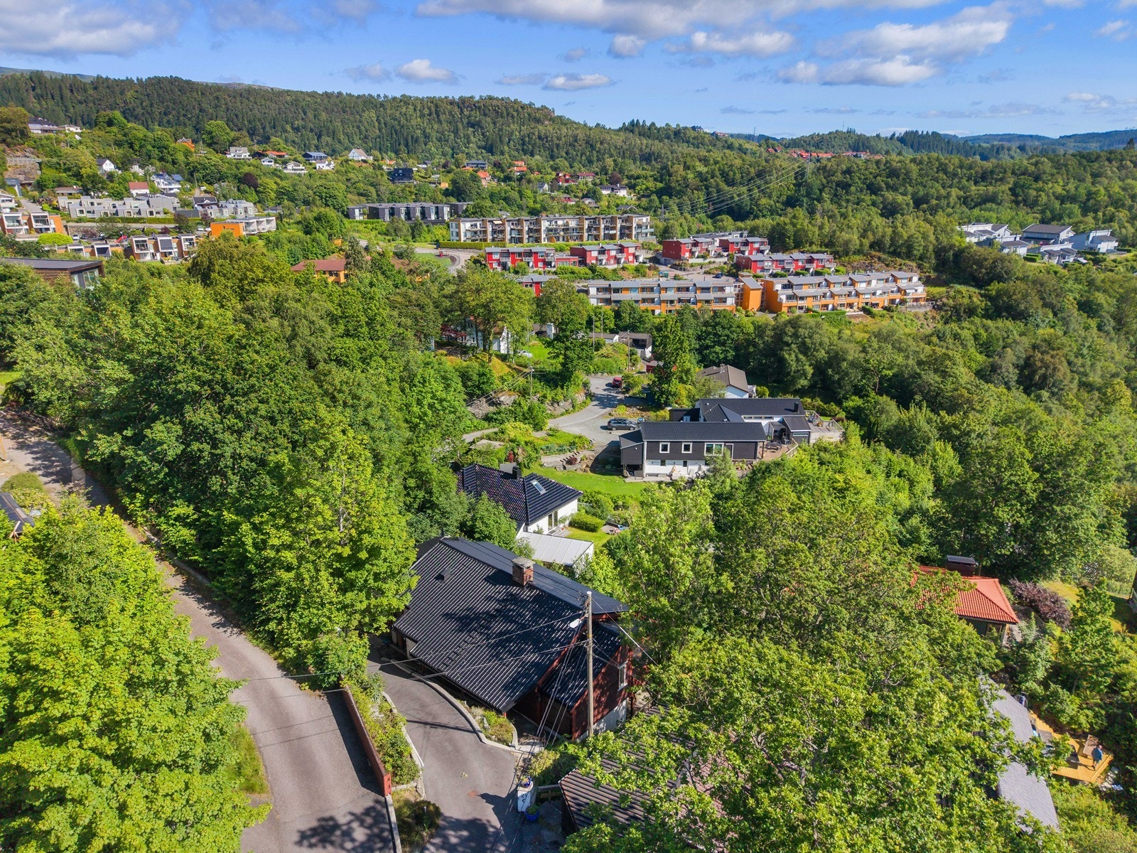 Her kan du nyte en luftig beliggenhet med fine utsiktsforhold. Galleribilde