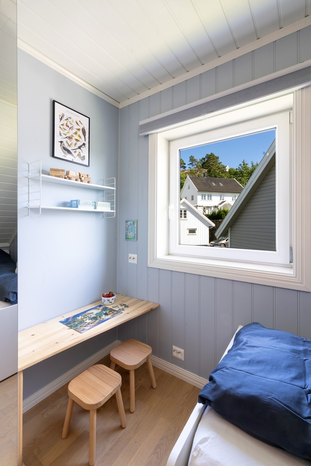 Plassbygd skrivepult. Galleribilde