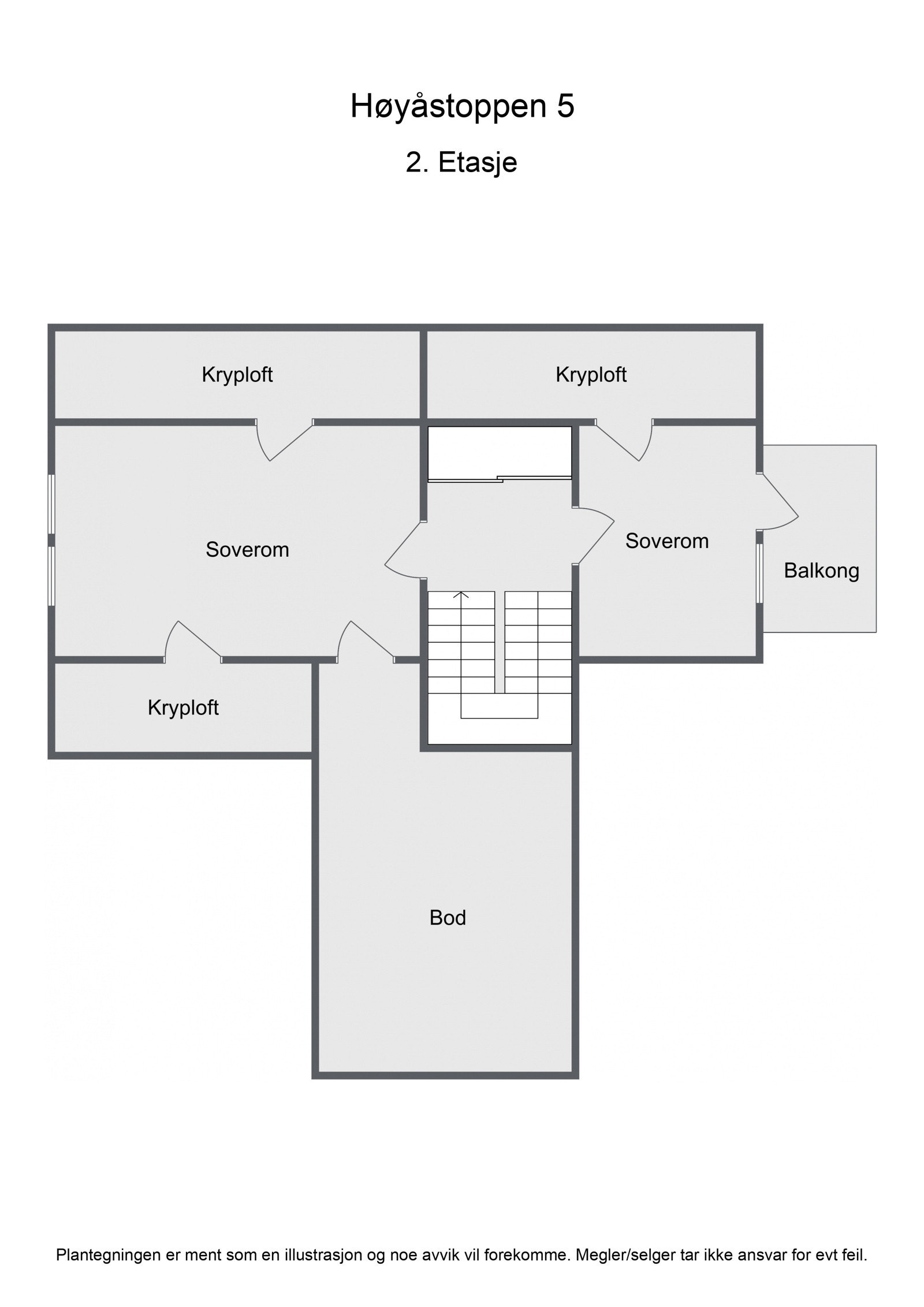 Planskisse 2. etasje Galleribilde