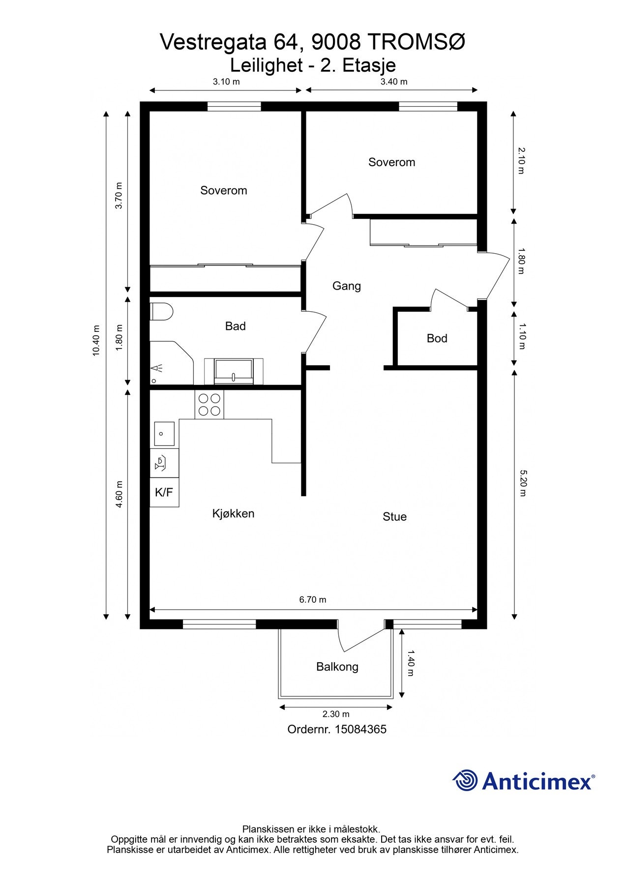 Plantegning Galleribilde