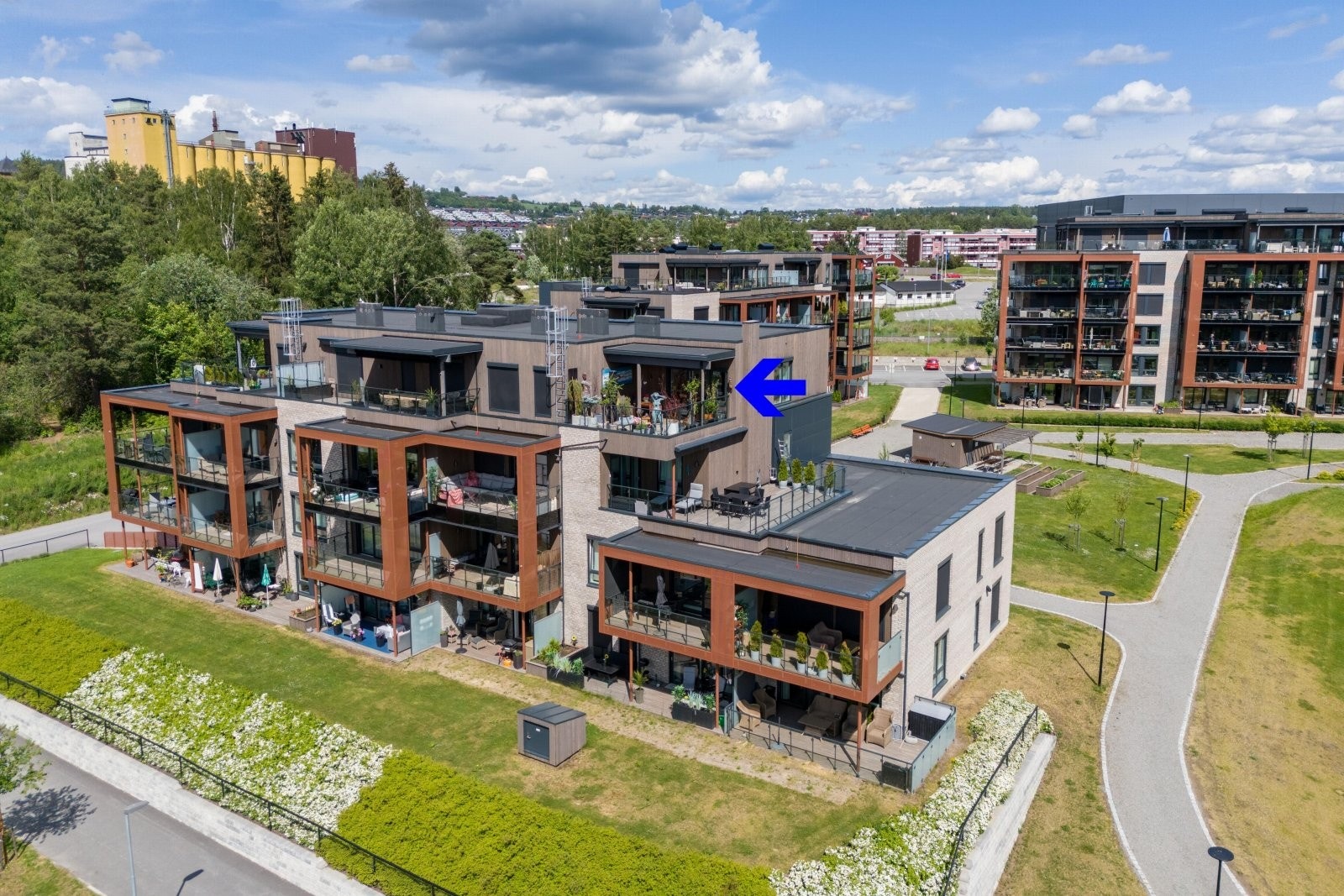 Dronefoto Galleribilde