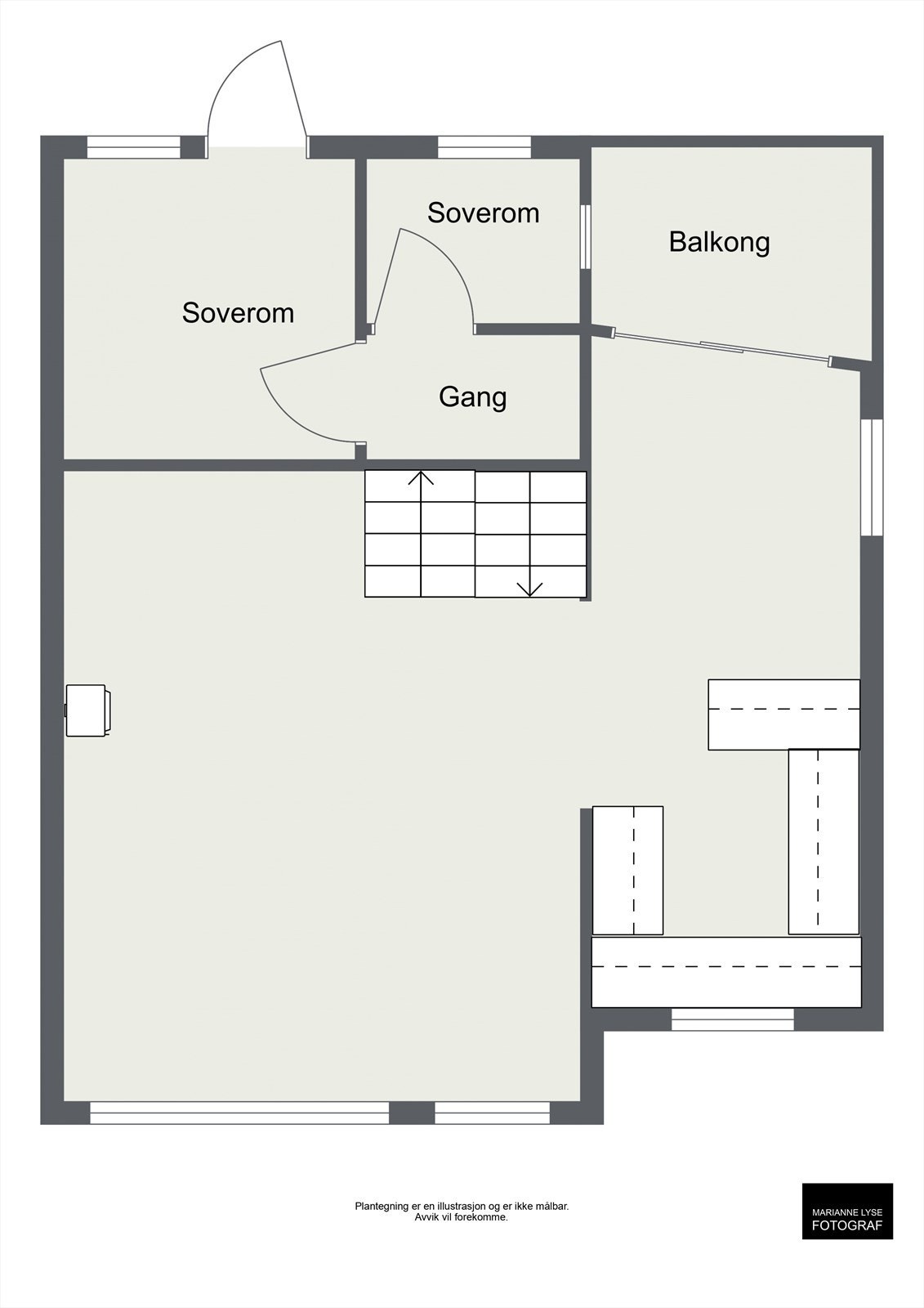Plantegning 2.etasje Galleribilde