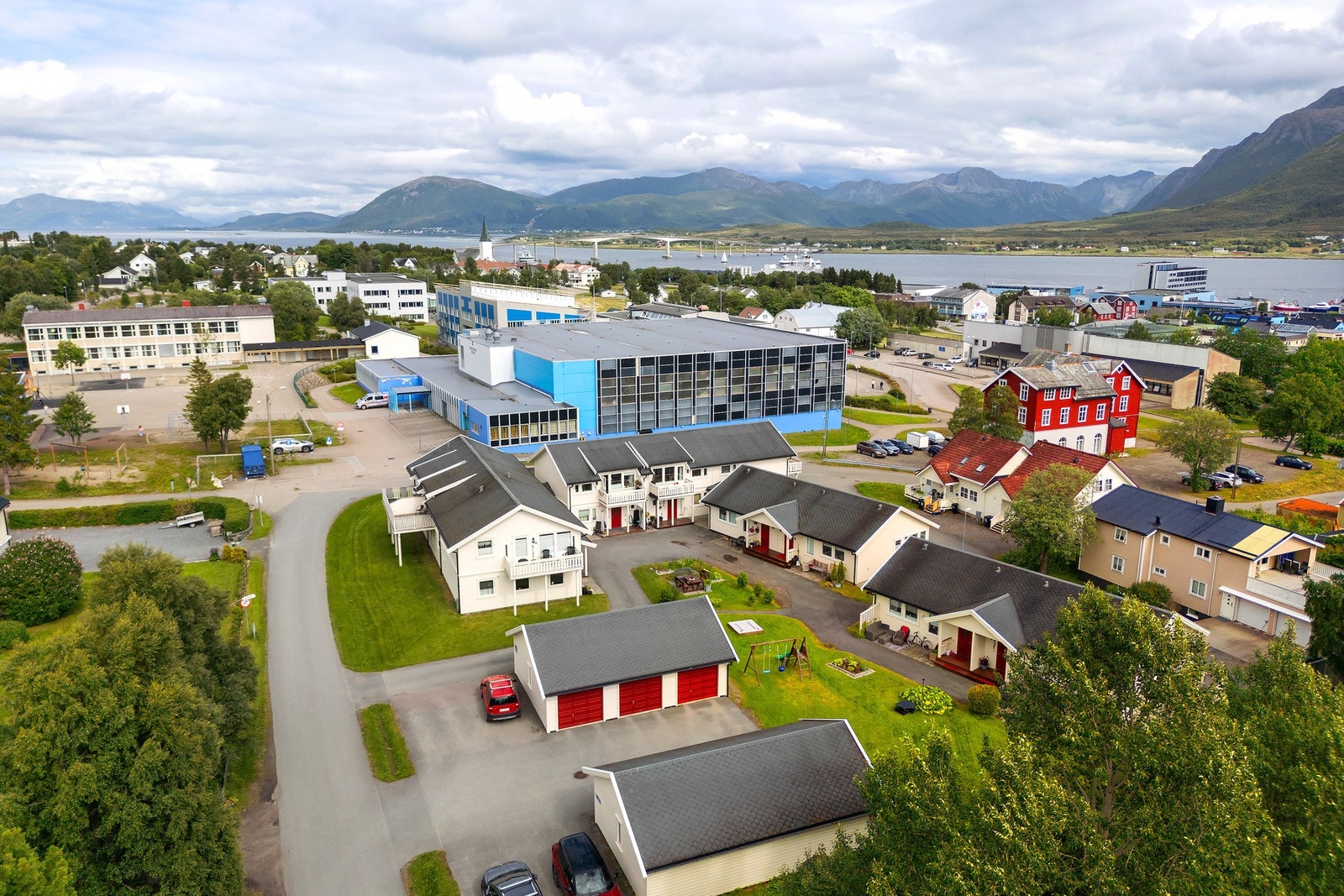 Bolighuset sett ovenfra. Galleribilde