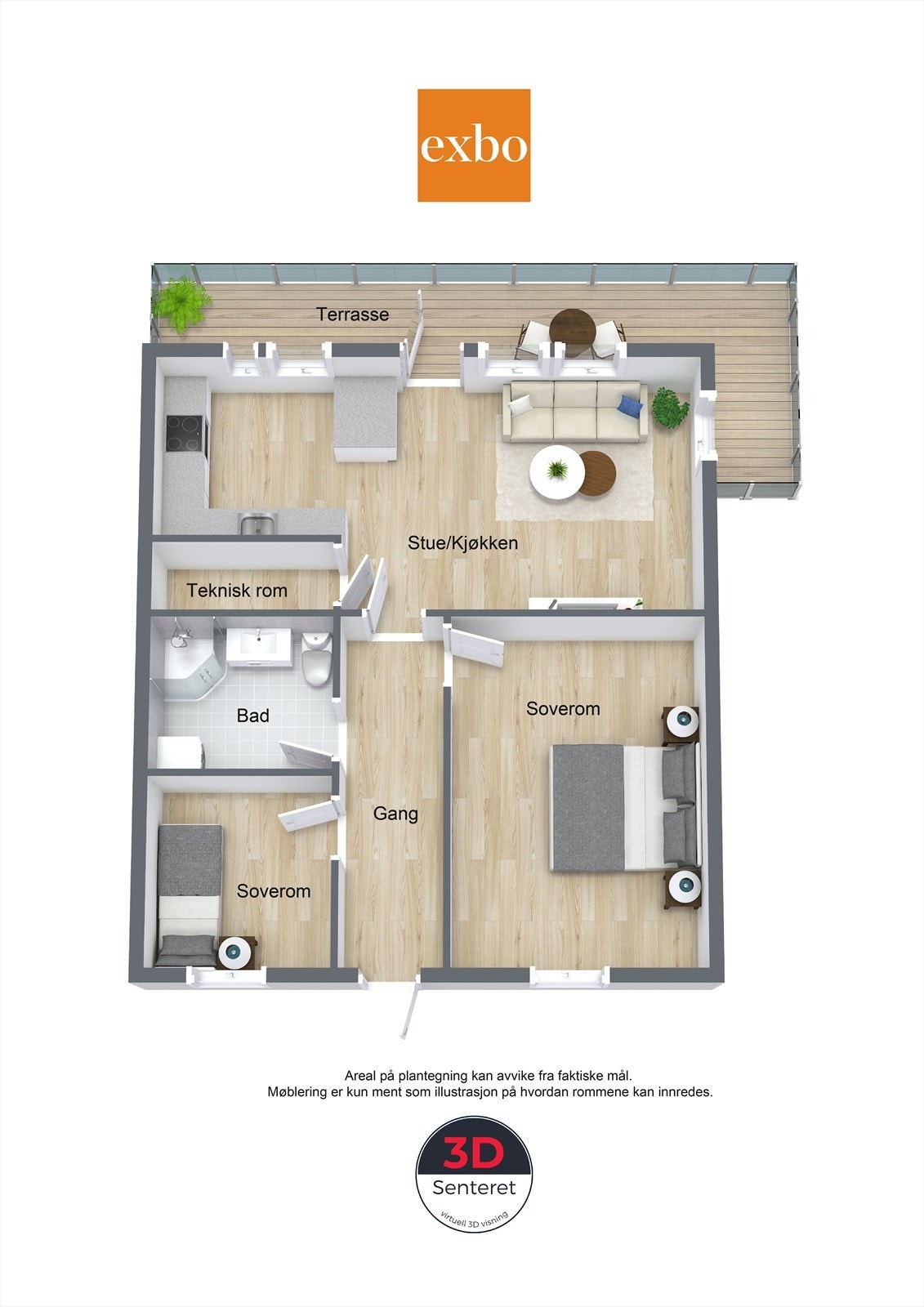 Plantegning Galleribilde