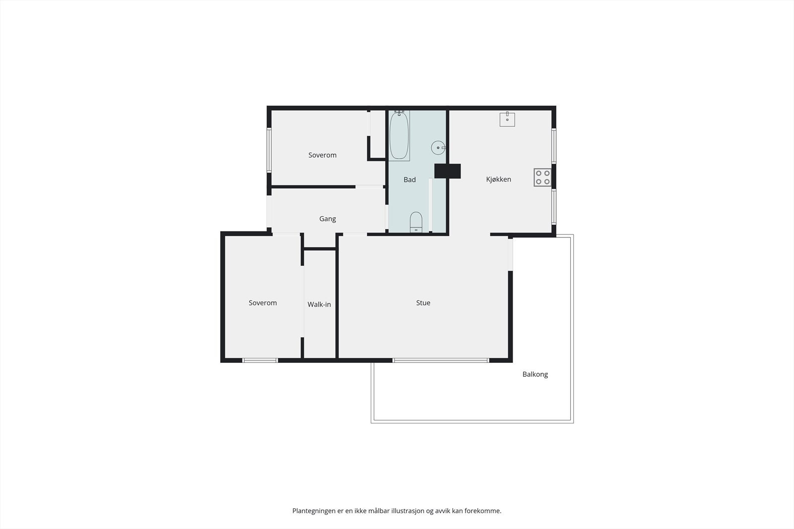 Plantegning Galleribilde