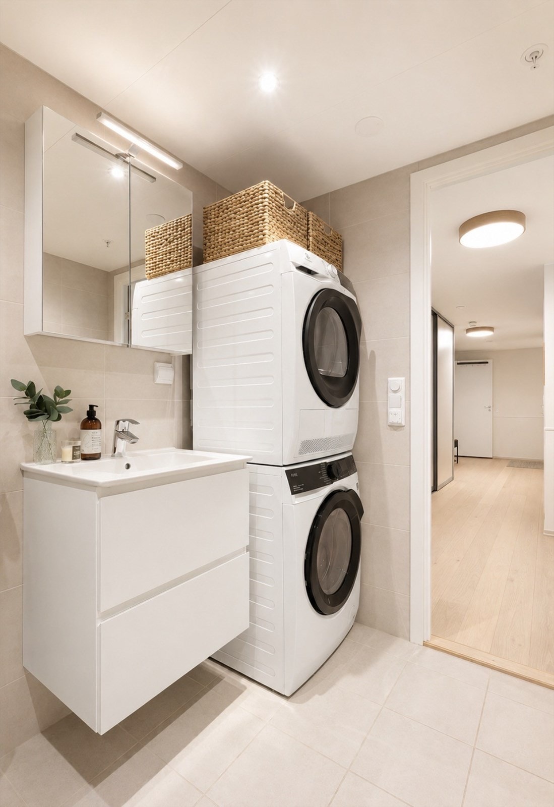 Downlights i himling Galleribilde