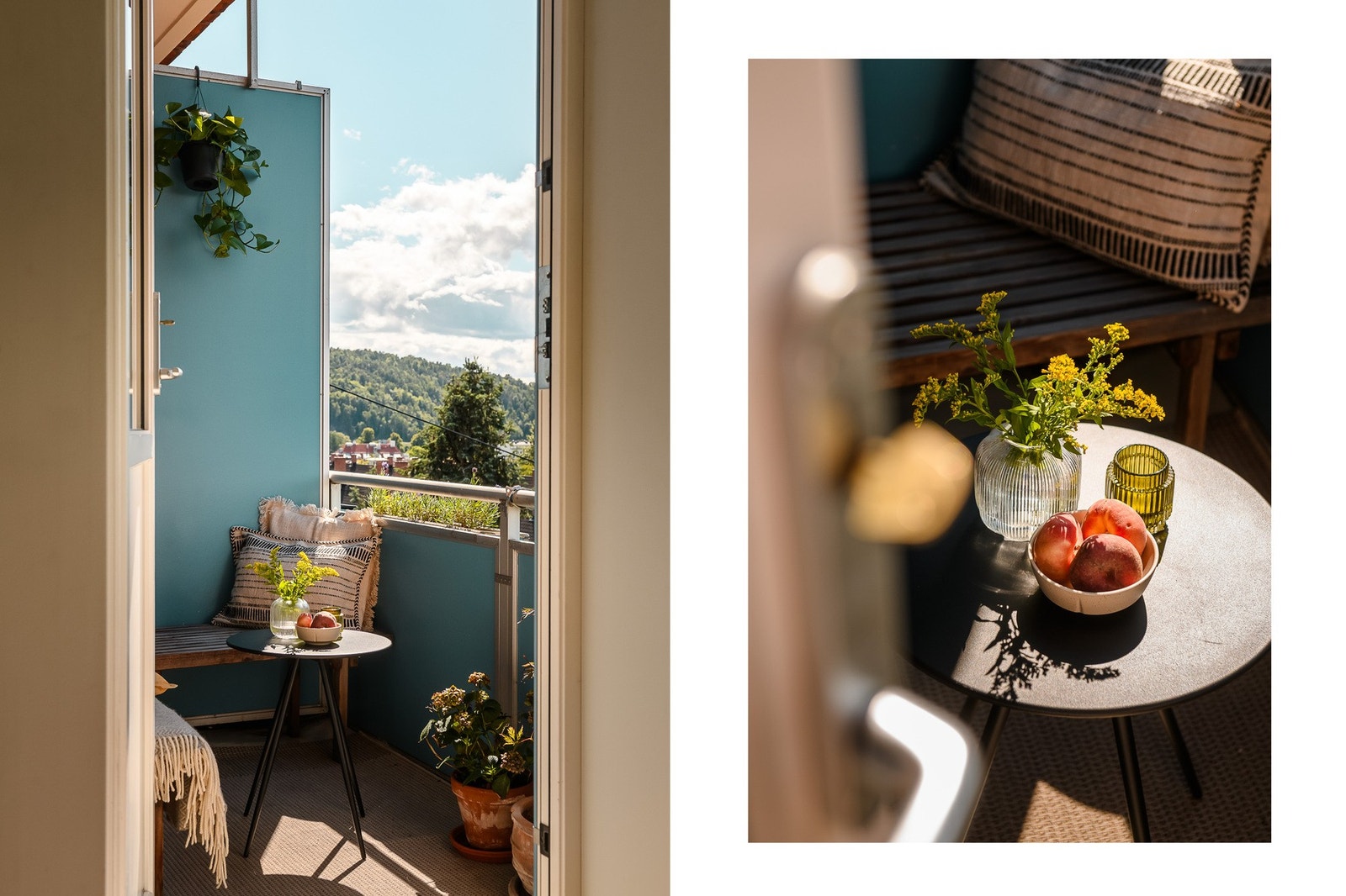 Fra stuen er det utgang til vestvendt balkong. Galleribilde
