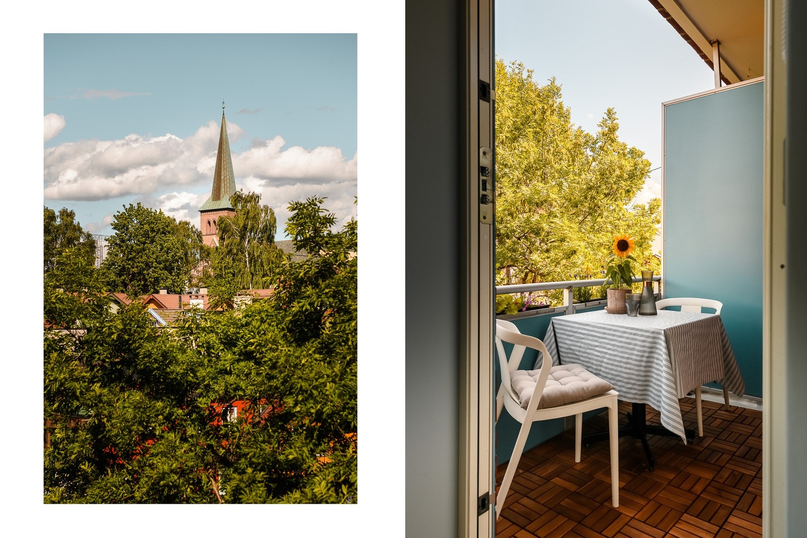 Den østvendte balkongen har direkte utgang fra hovedsoveormmet og er en privat uteplass med morgensol. Galleribilde
