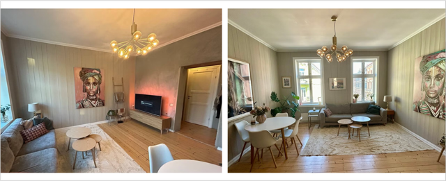 Alternativ styling. Private bilder. Galleribilde