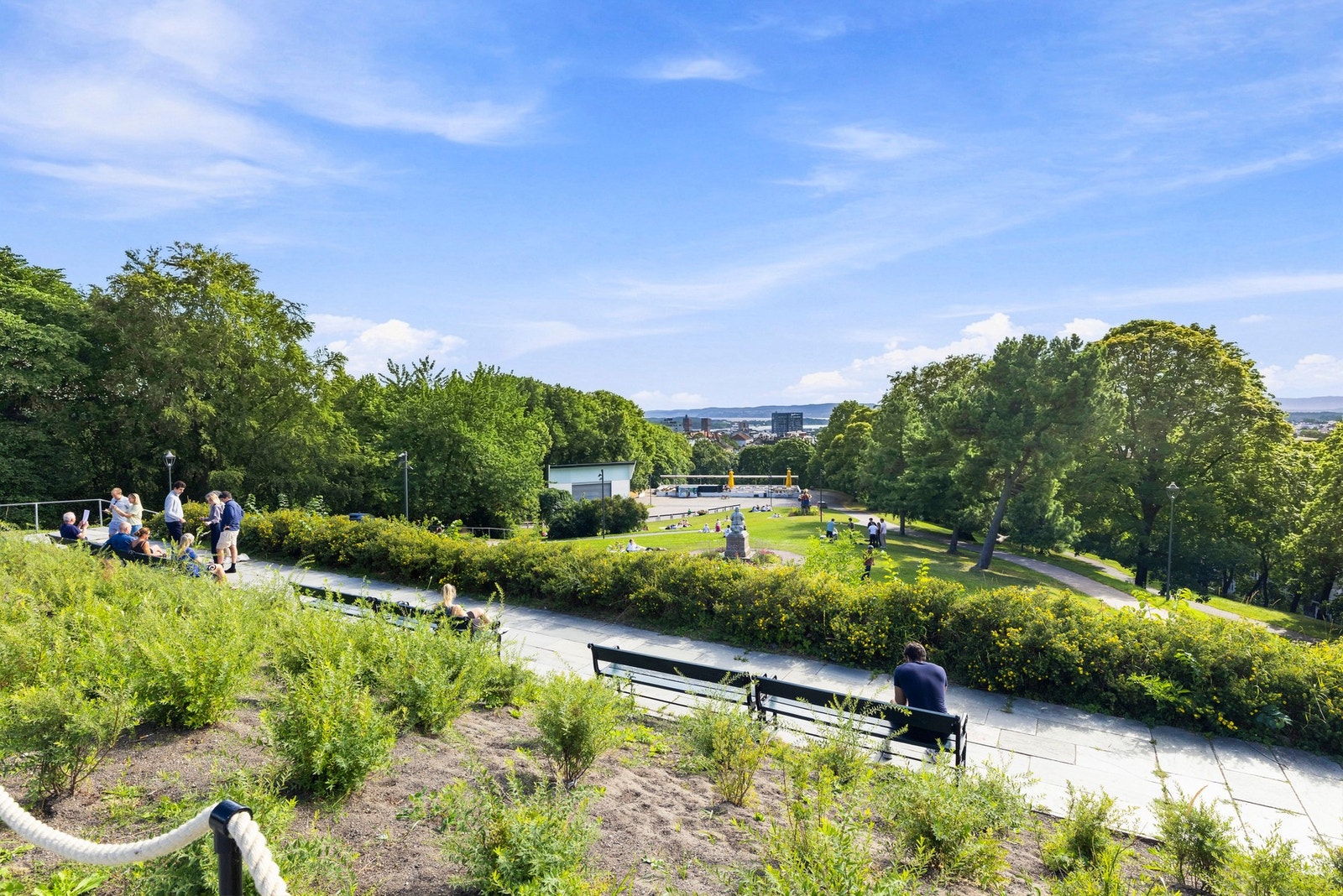 - St. Hanshaugsparken med en av byens fineste utsikter - Galleribilde