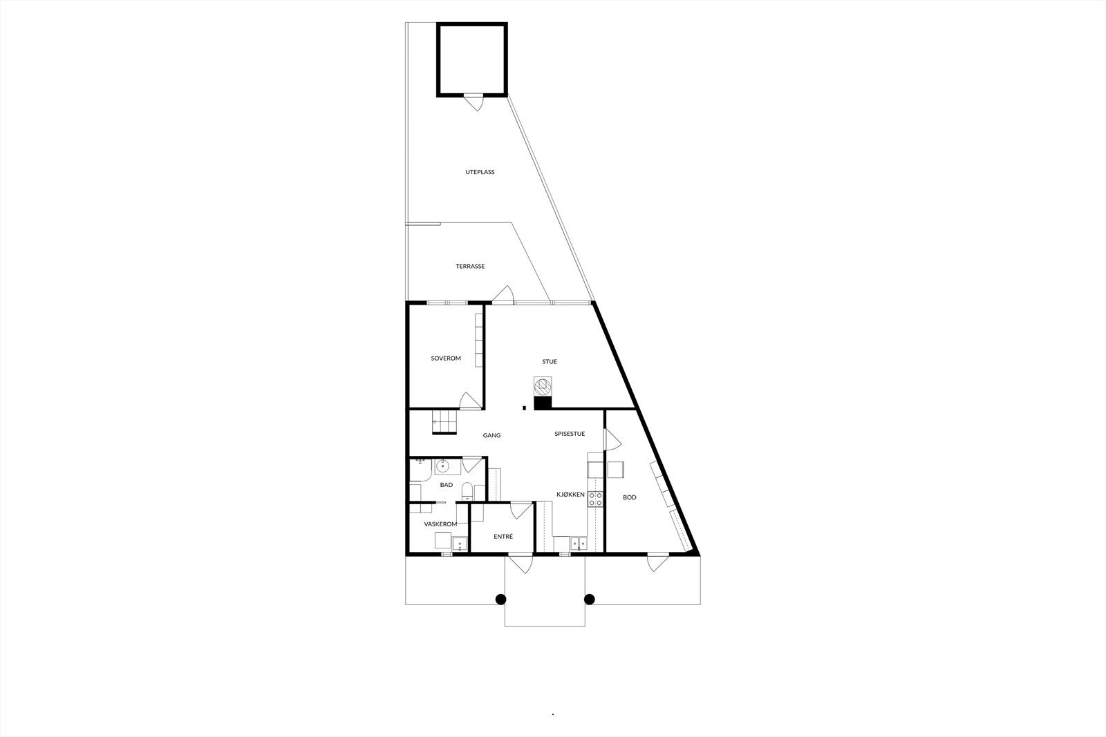 - Plantegning 1. etasje - Galleribilde