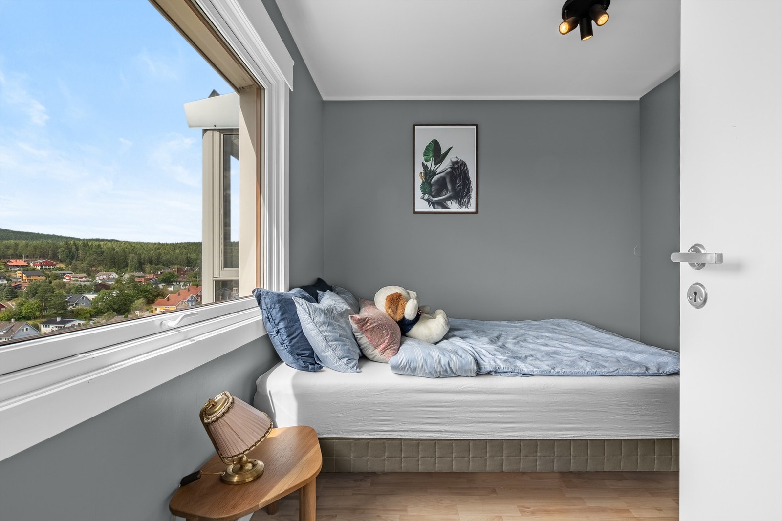 Det er etablert eget soverom der hvor kjøkkenet var tidligere. Galleribilde