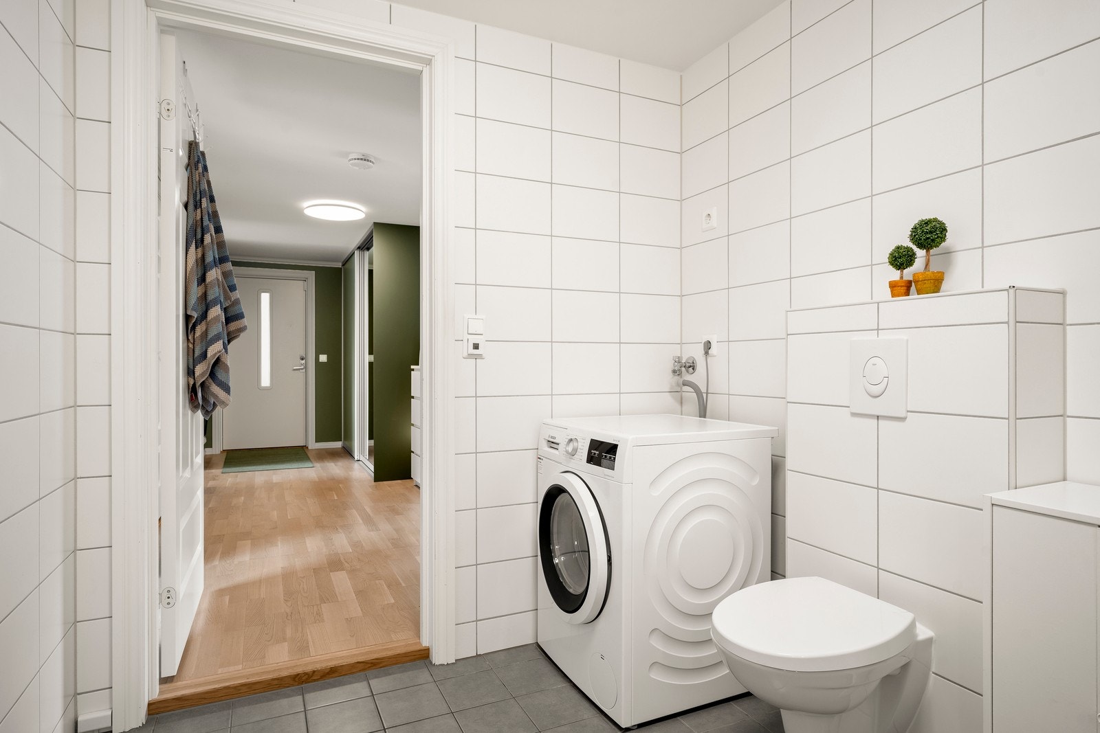 Vannstoppsystem og opplegg for vaskemaskin. Galleribilde