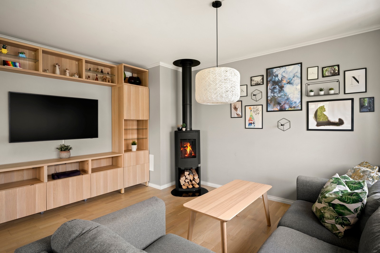 Peis sørger for ekstra varme og hygge på kalde kvelder. Galleribilde
