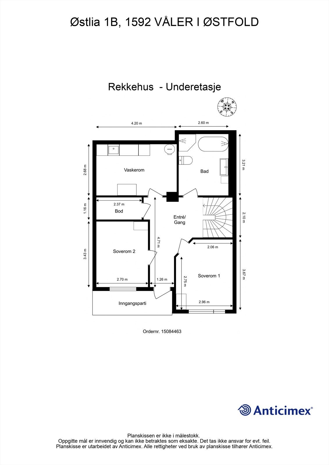 Plantegning - Underetasje Galleribilde