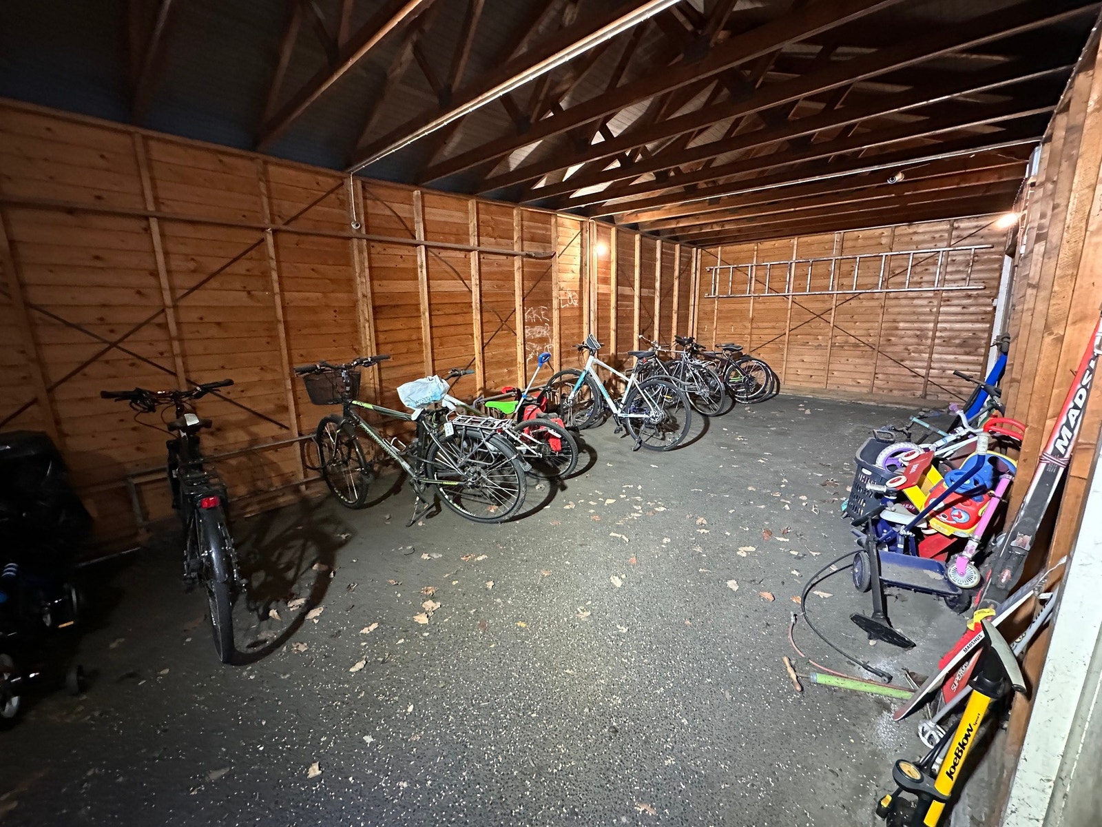 Sykkelparkering. Galleribilde