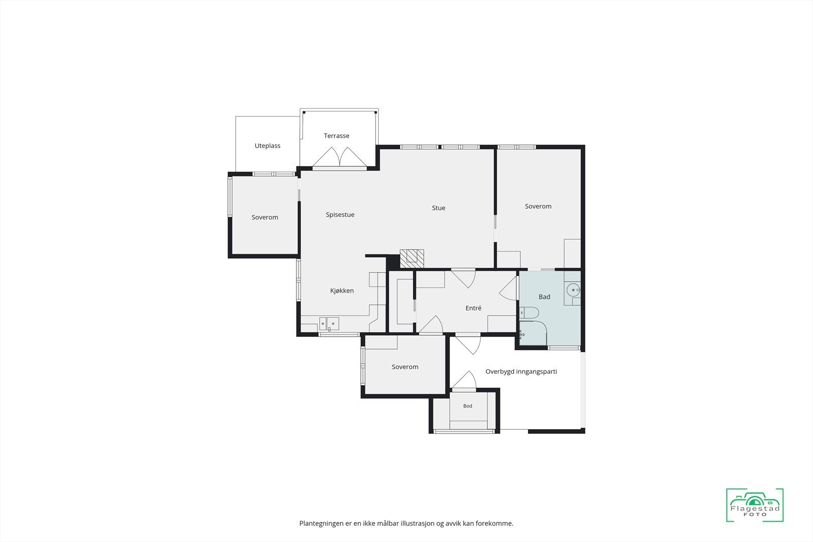 Plantegning Galleribilde