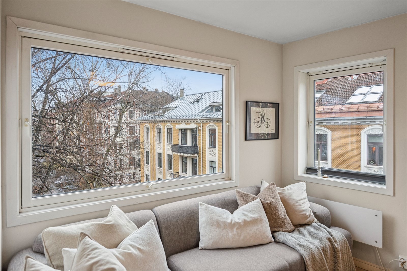 Balkongen vil bli på ca. 5 m². Galleribilde