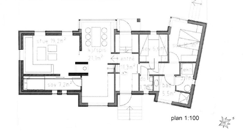 Plantegning Galleribilde