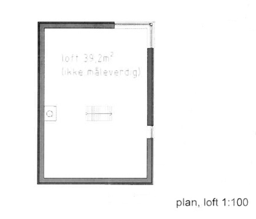Plantegning, 2. etasje Galleribilde