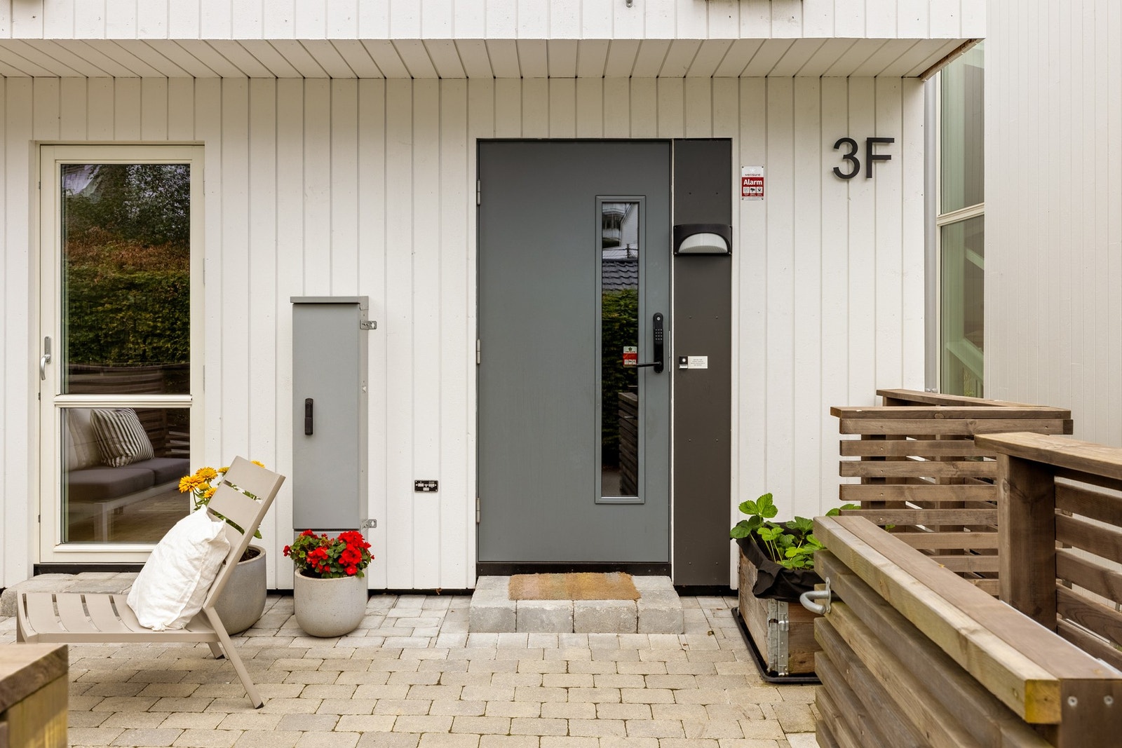 Hyggelig og innbydende inngangspart. Galleribilde