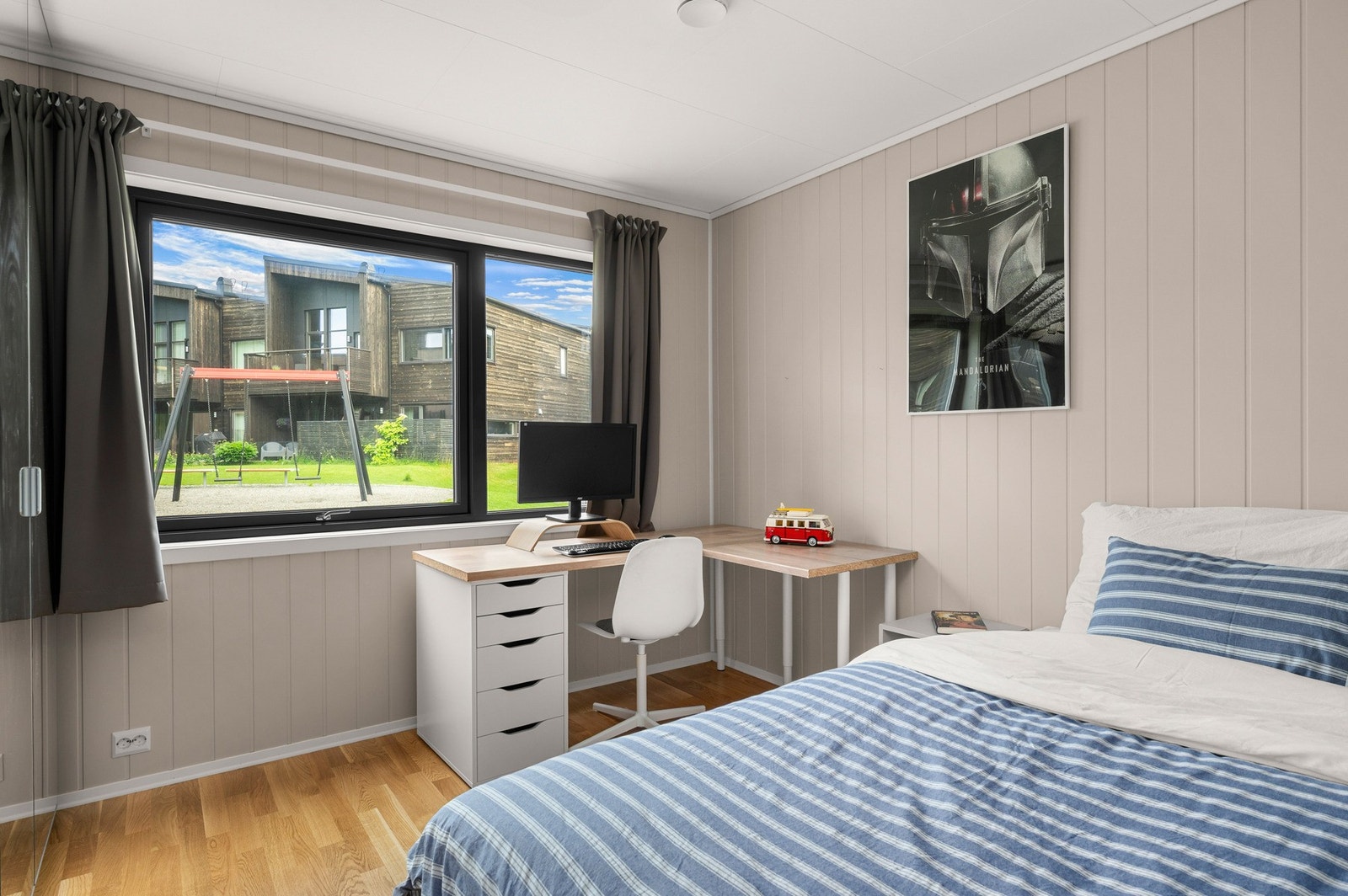 Soverom 4 i sokkelen er på 10m2. Galleribilde
