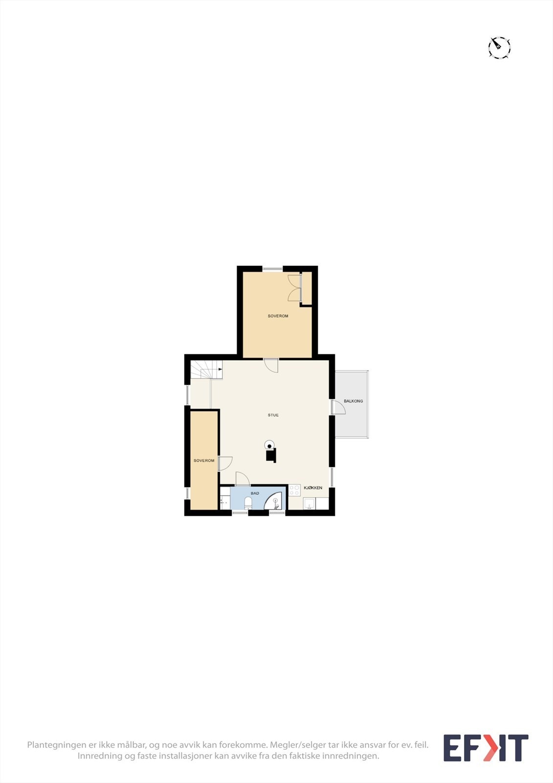 Plantegning 2. etasje Galleribilde