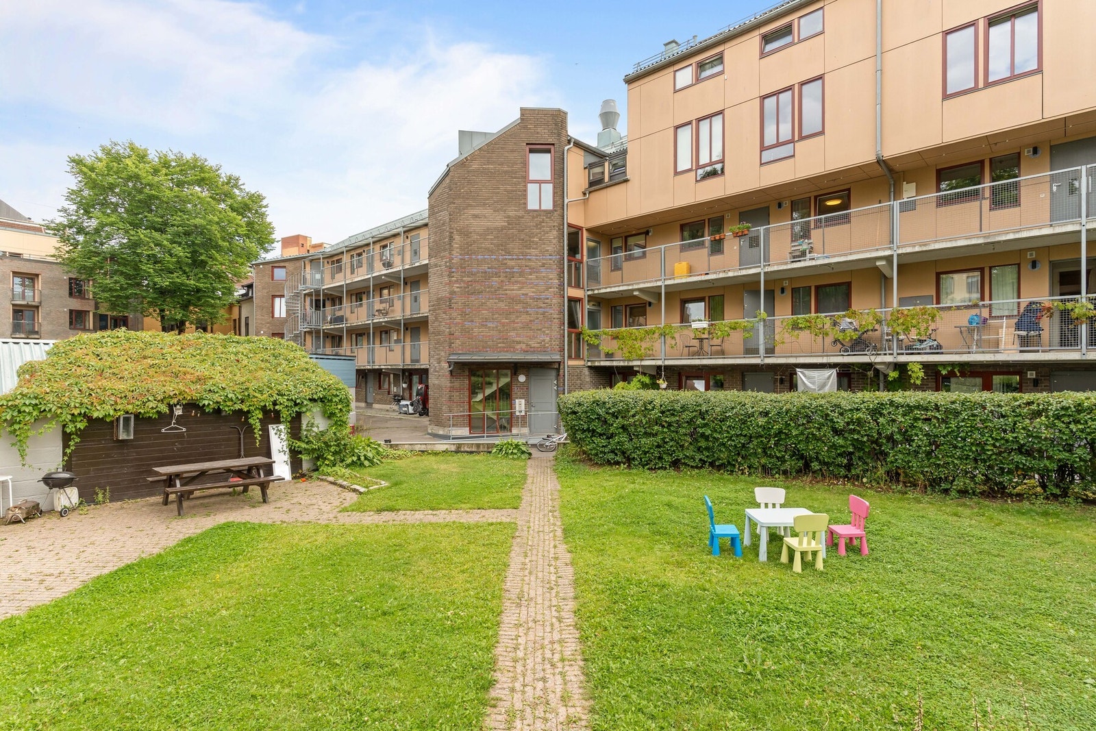 Pent opparbeidede fellesområder. Galleribilde