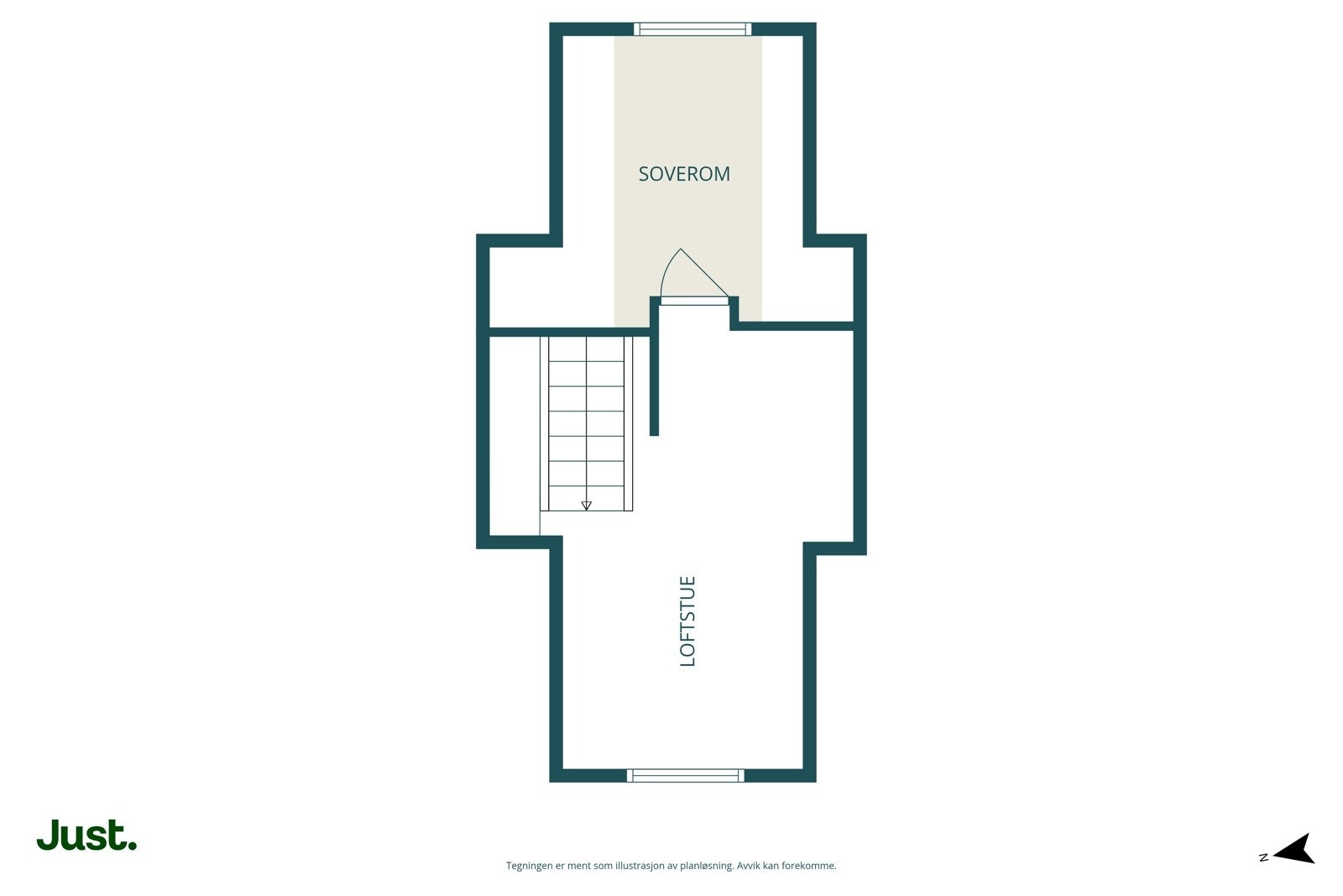 Planskisse loft.