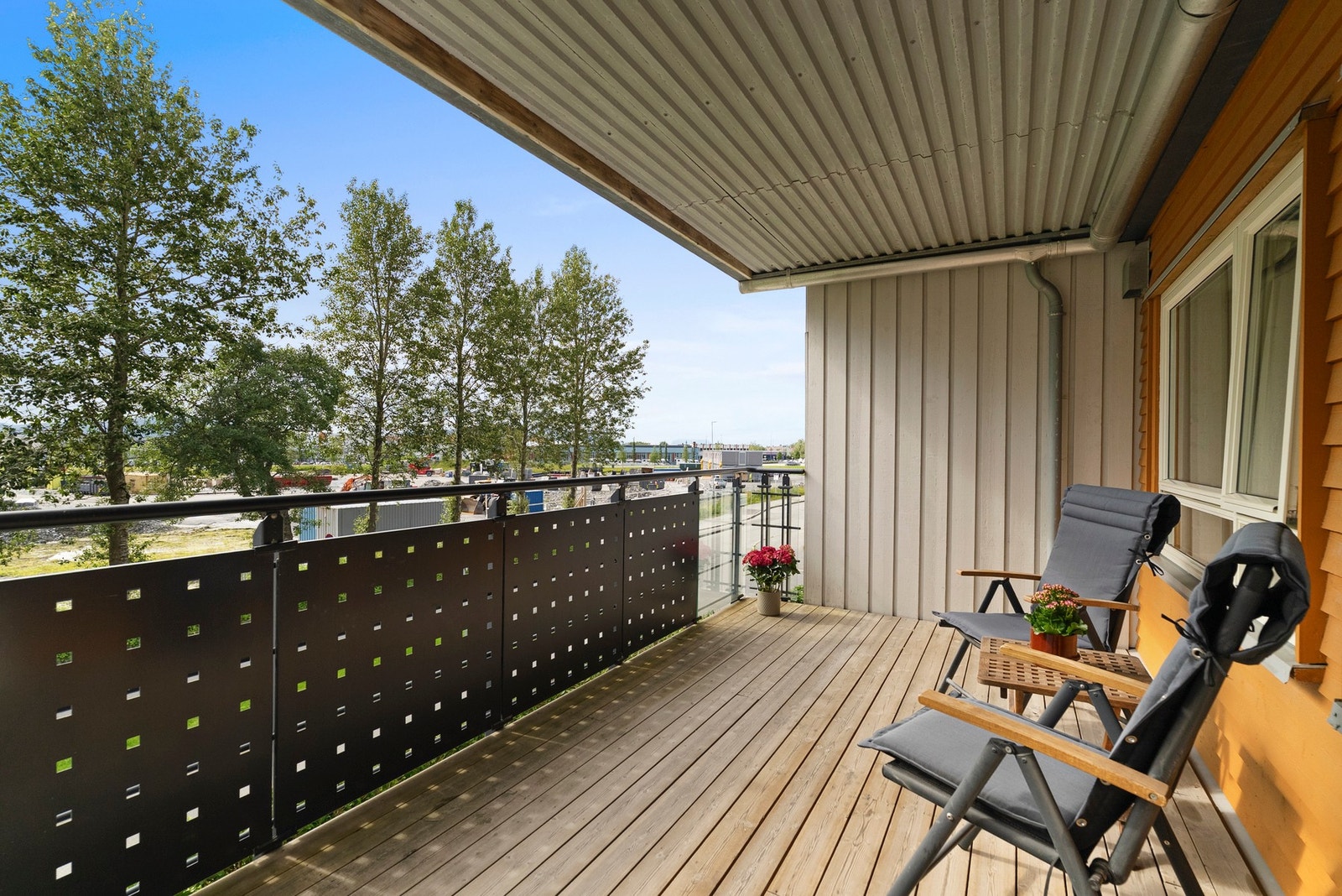 Takoverbygget balkong på ca 12 kvm Galleribilde