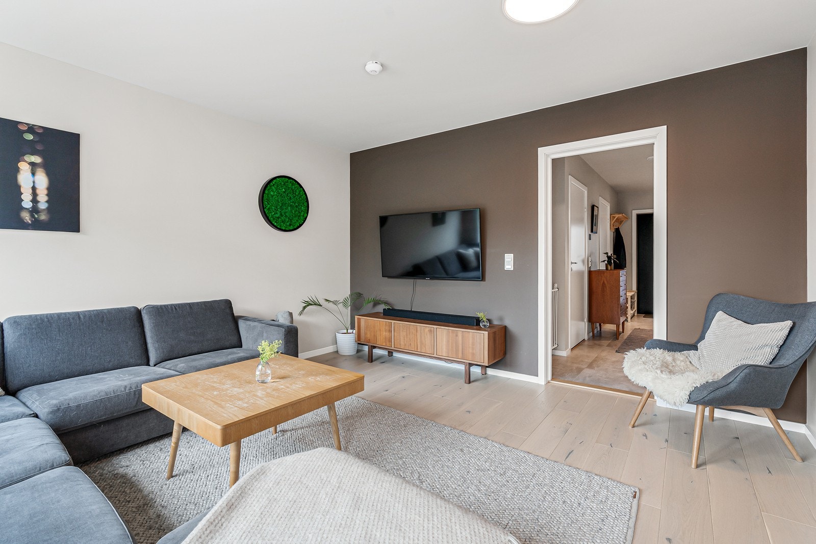 Her er det også en stue - perfekt for storfamilien. Galleribilde