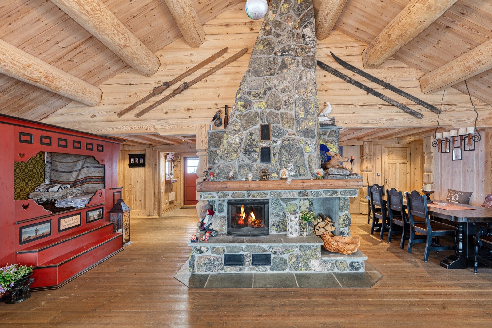 Flott peis med natursteins forblending Galleribilde