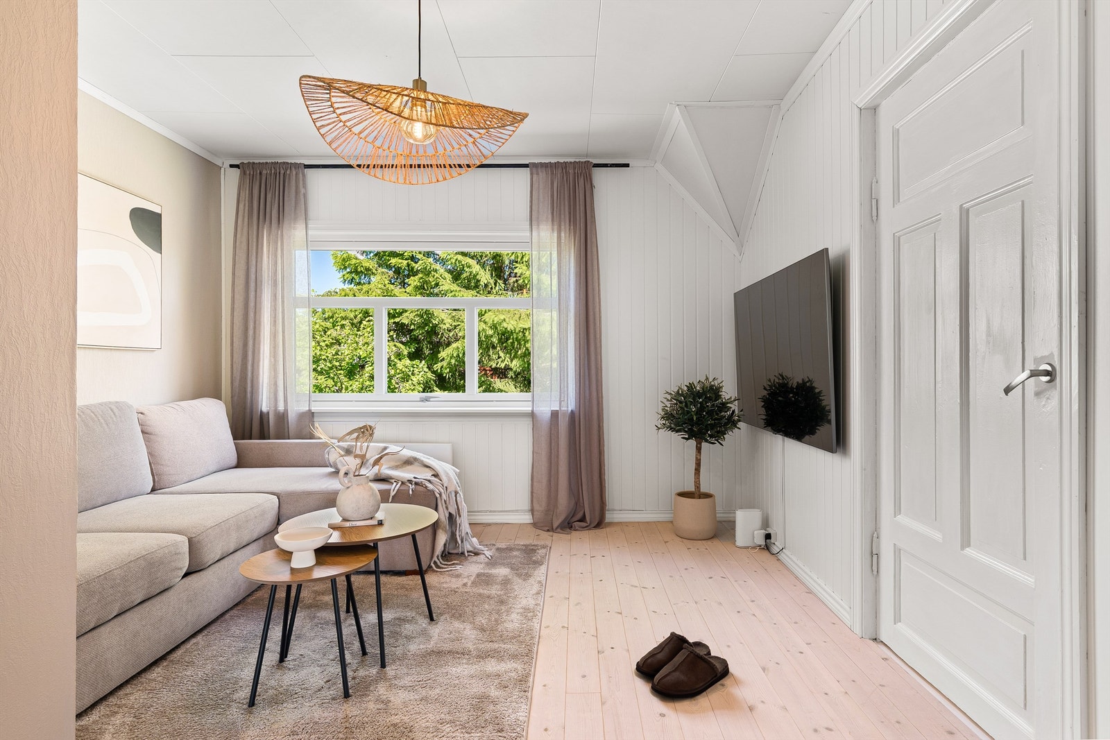 I andre etasje kan barna få sin helt egen stue. Galleribilde