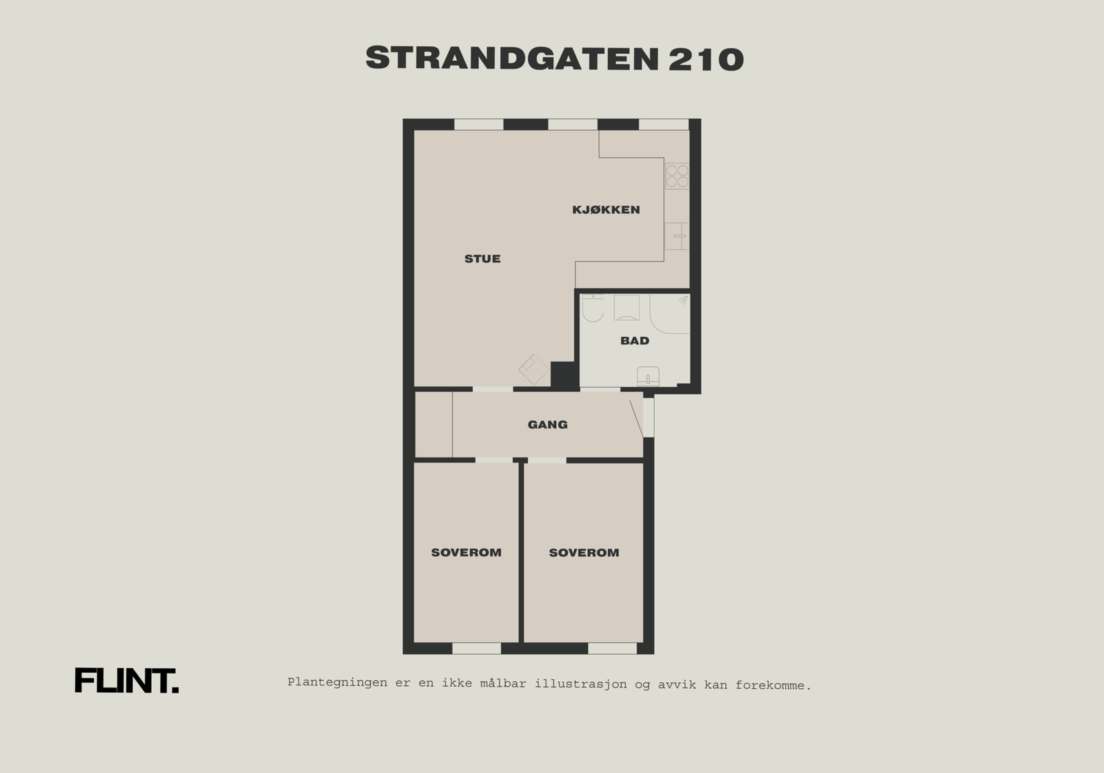 Plantegning Galleribilde