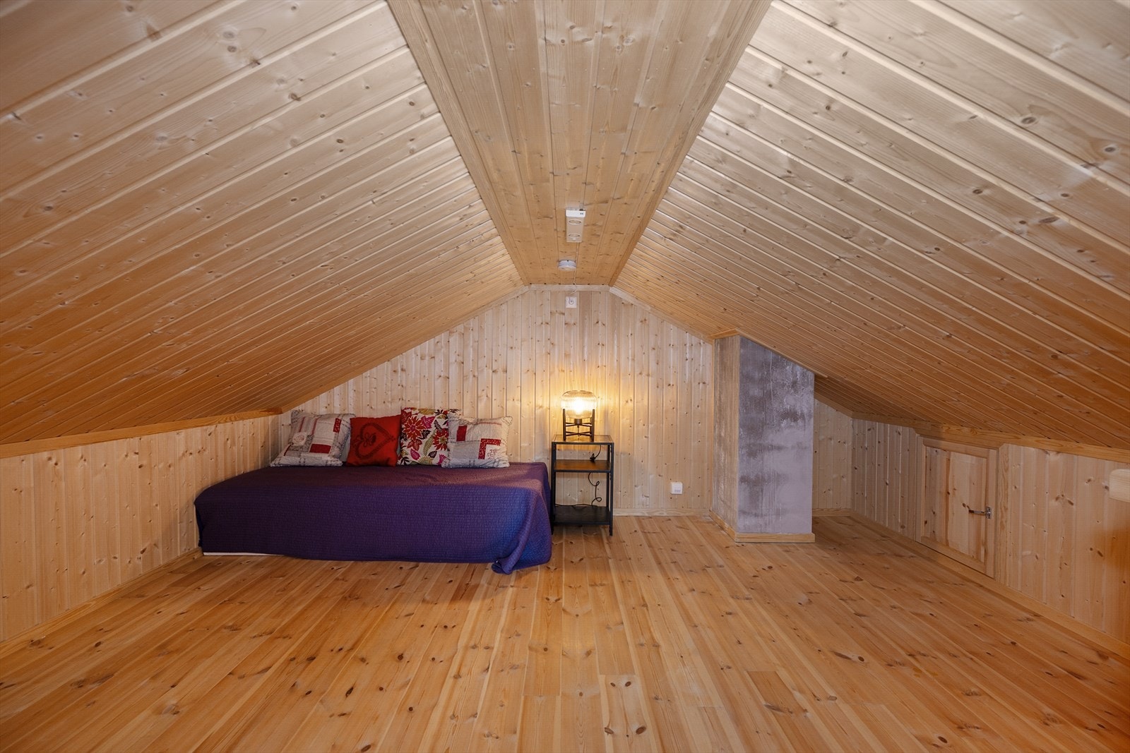 Med et gulvareal på 24 m² fungerer hemsen også fint som en ekstra TV-stue. Galleribilde