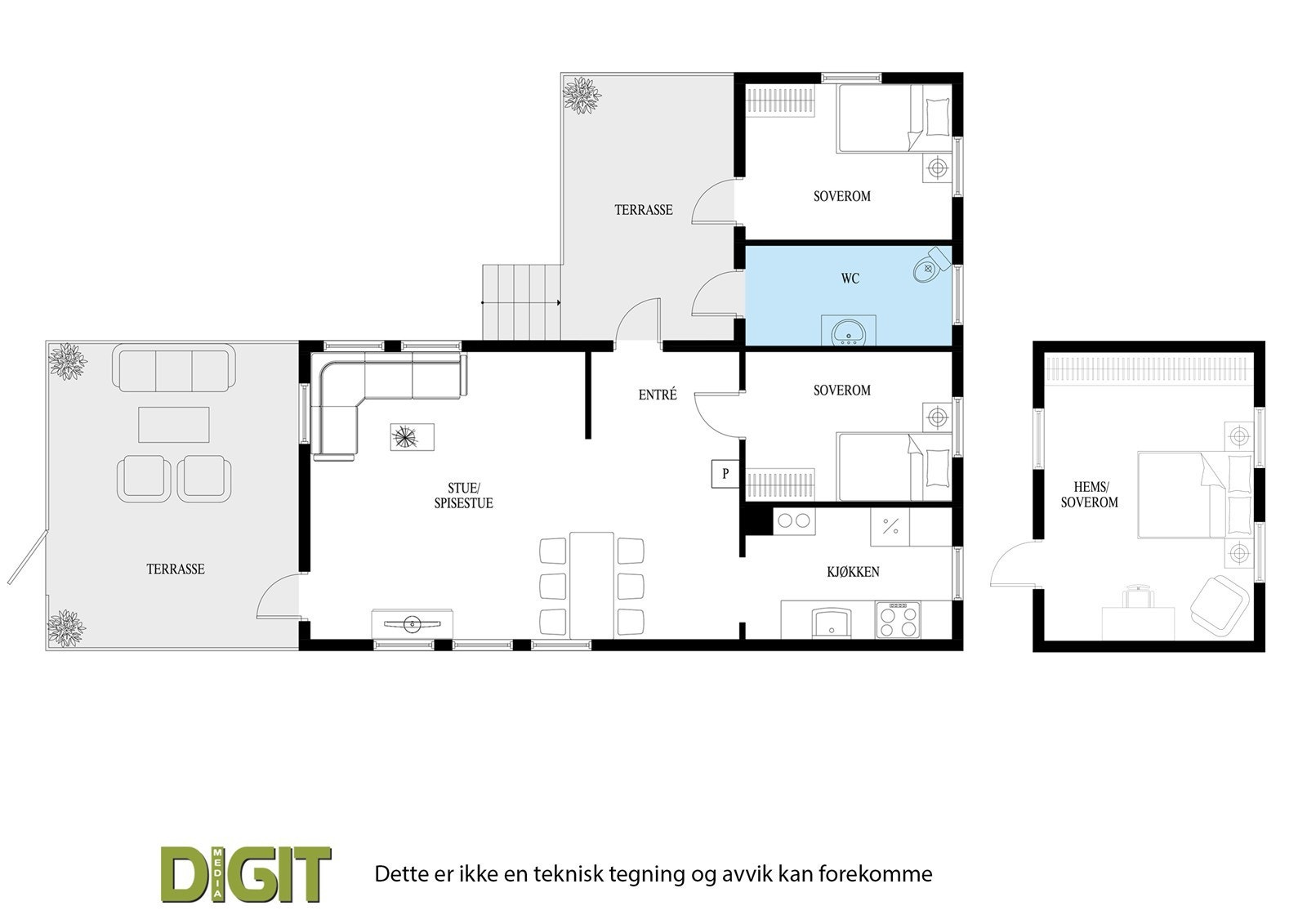 Plantegning. Galleribilde
