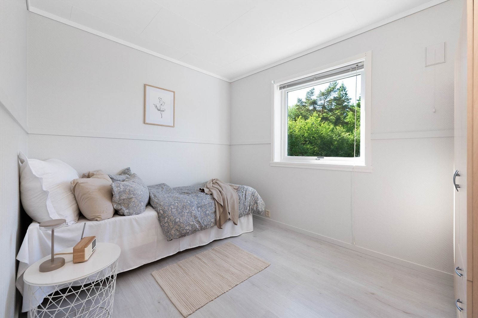 Soverom nr. 2 som er målt til 8,5 m² Galleribilde