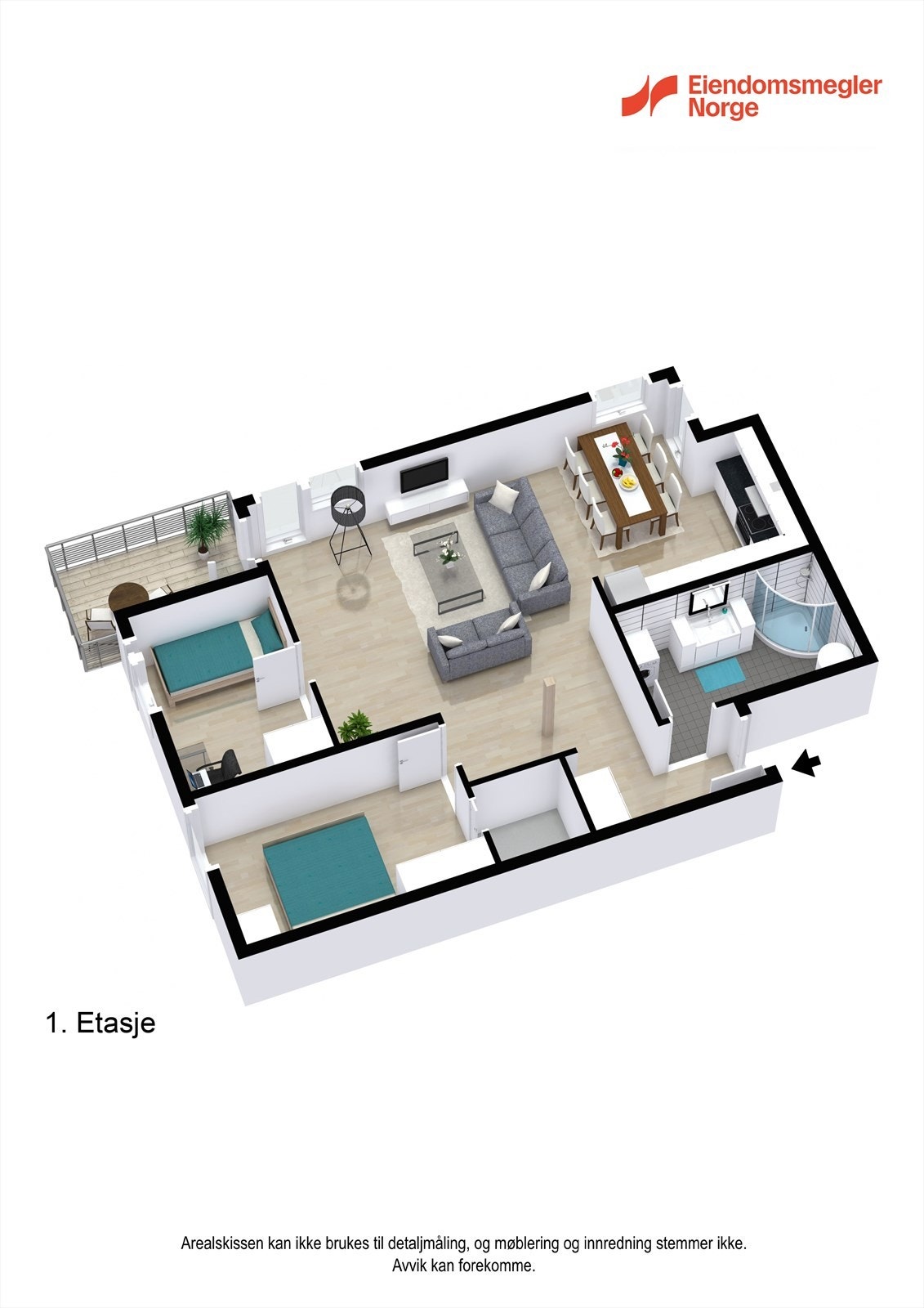 Planteikning 3D. Galleribilde