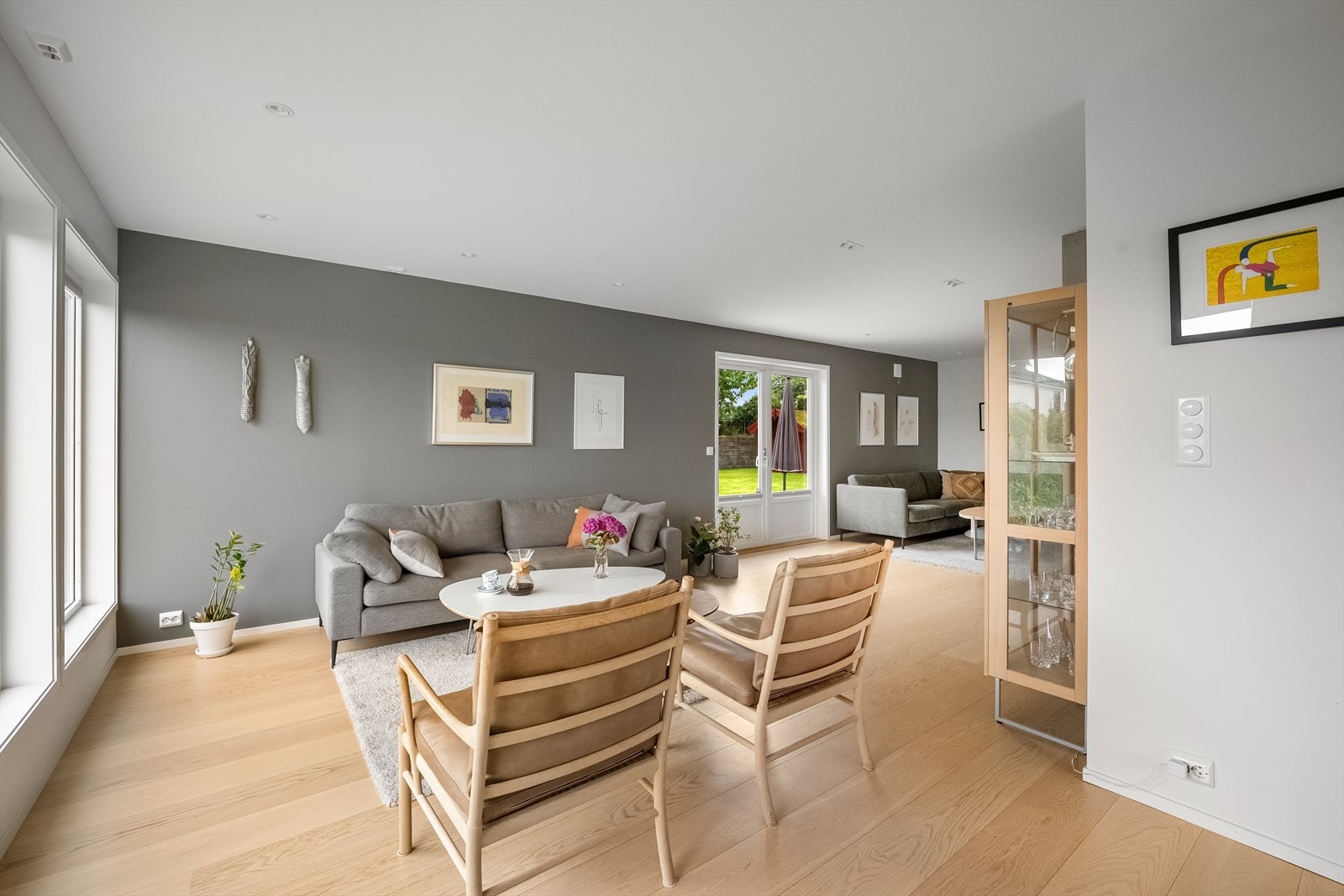 Stor, åpen vinkelstue Galleribilde