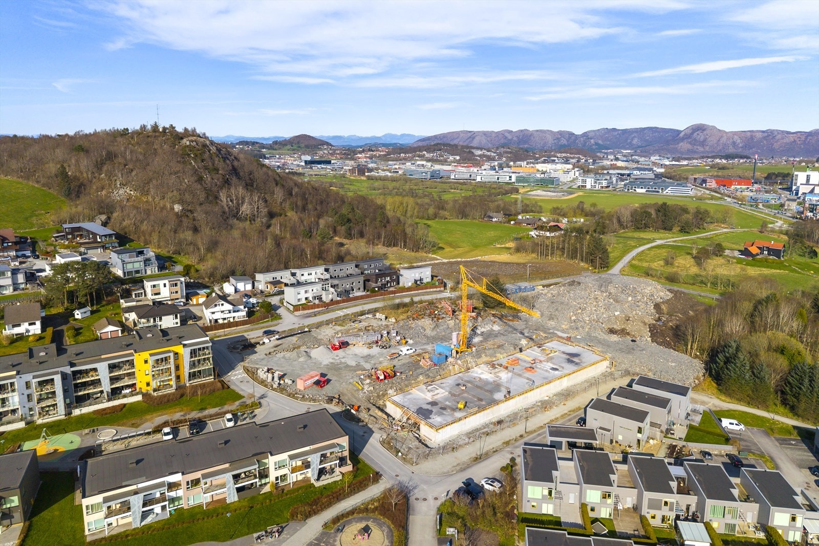 Flyfoto fra april 2026 Galleribilde