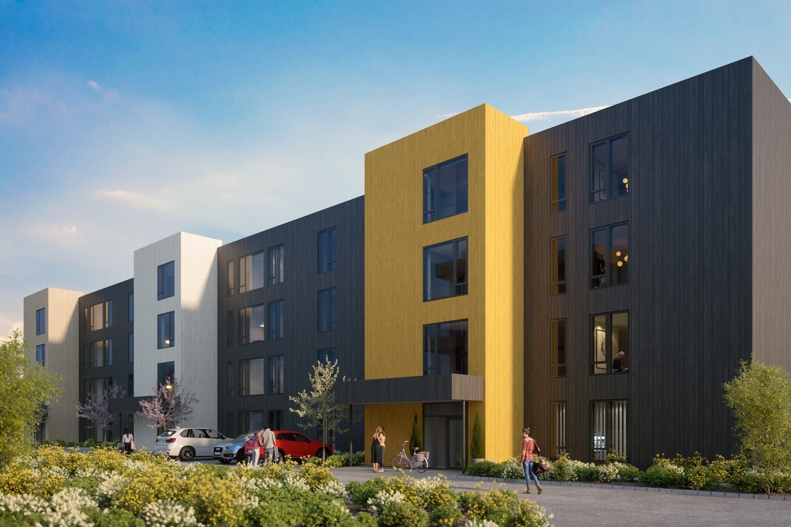 Inngangsparti til leiligheten Galleribilde